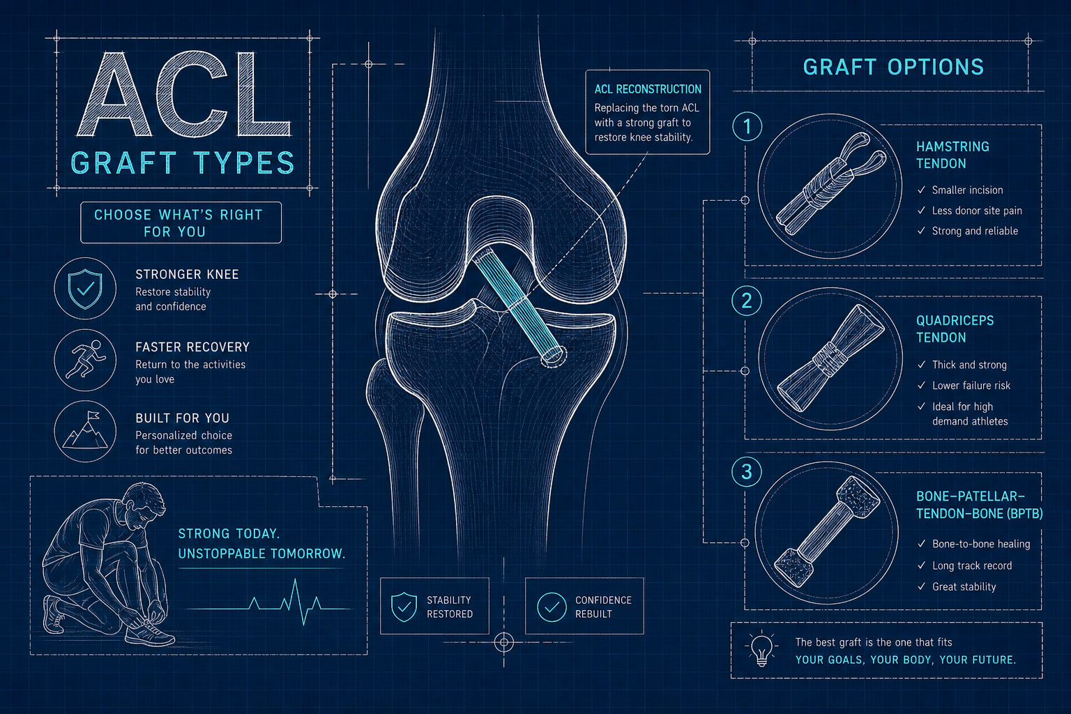 ACL graft types explained: which one is right for you