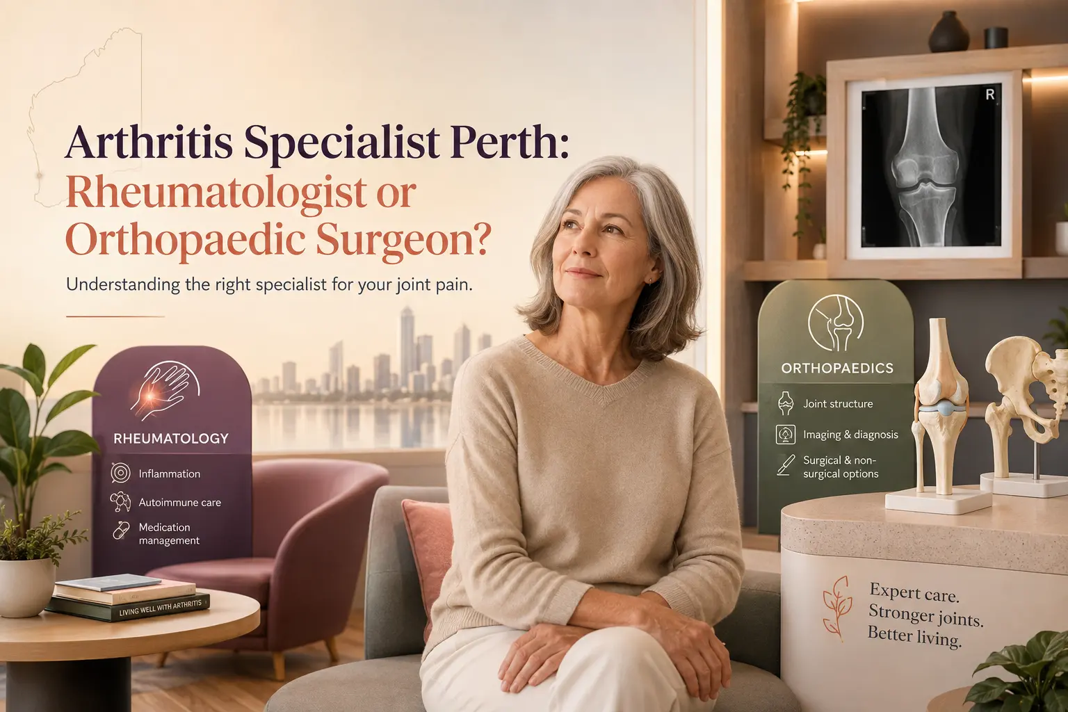 Arthritis Specialist Perth: Rheumatologist or Orthopaedic Surgeon?