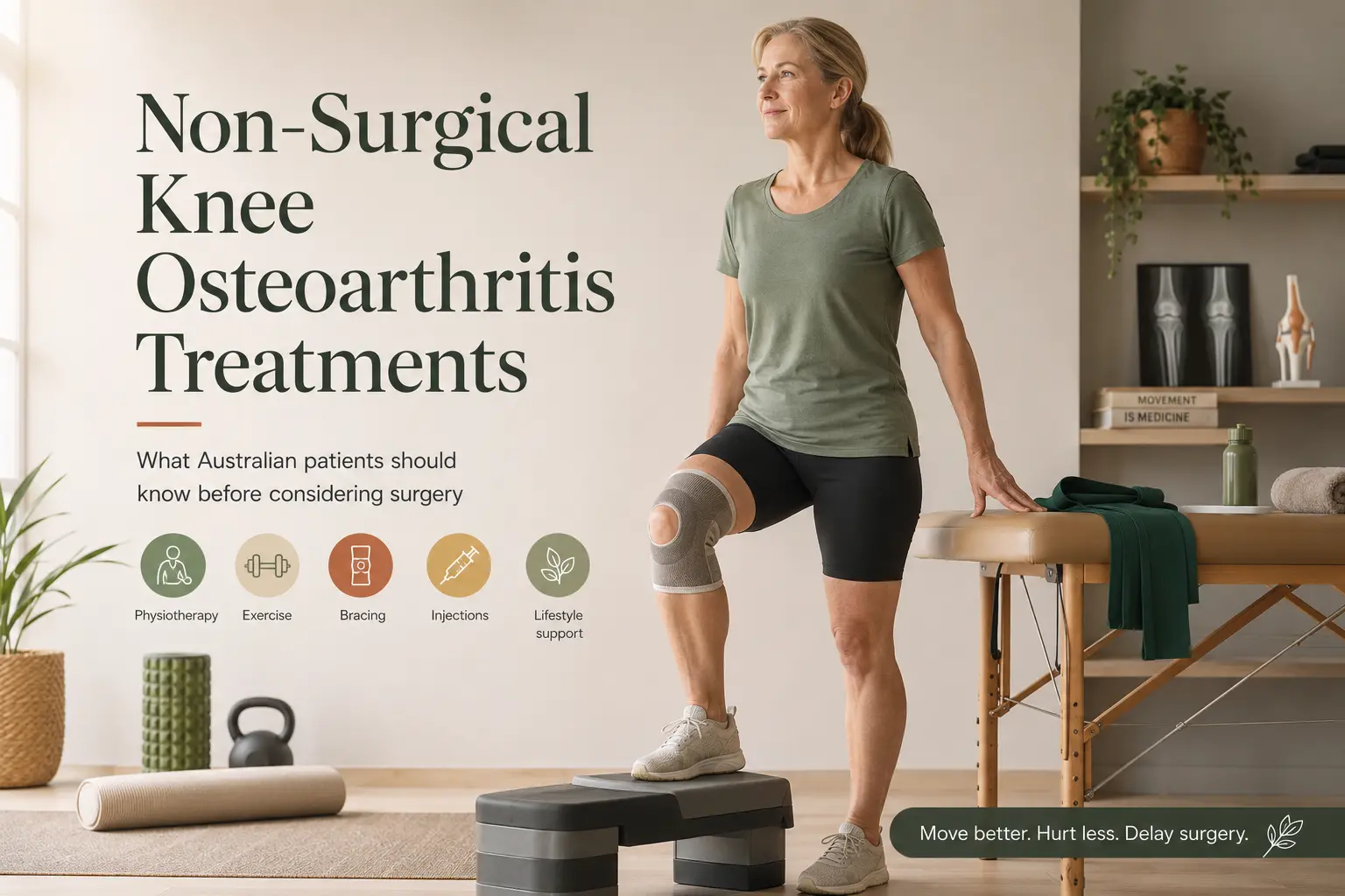 Non-Surgical Knee Osteoarthritis Treatments: What Australian Guidance Recommends