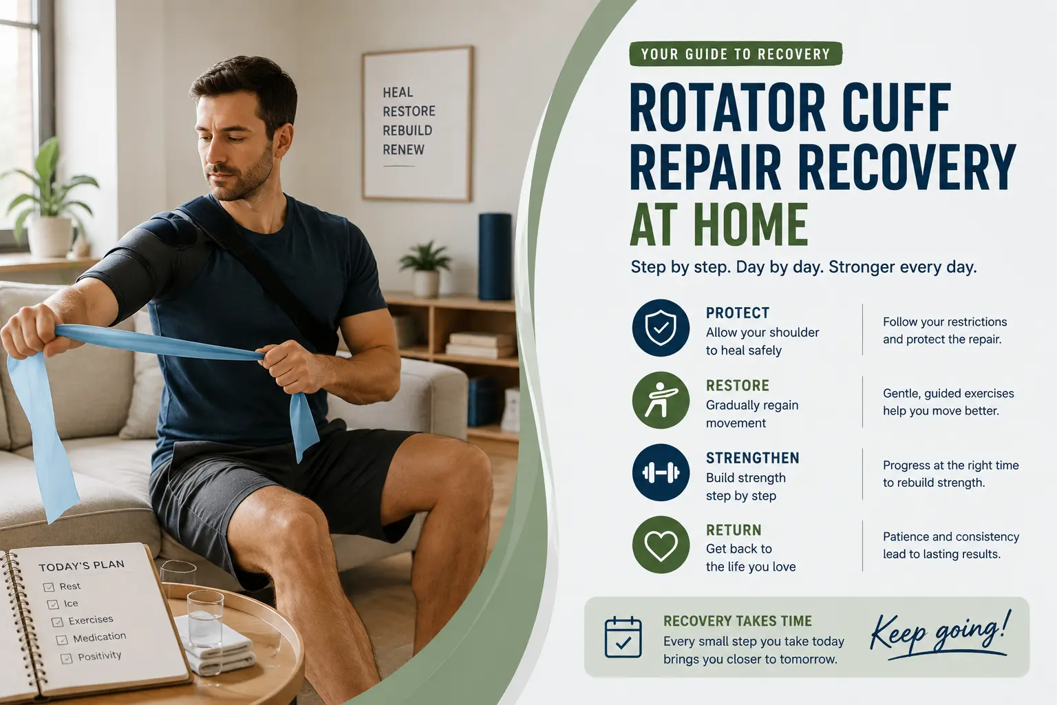 Rotator Cuff Repair Recovery at Home: A Practical Guide