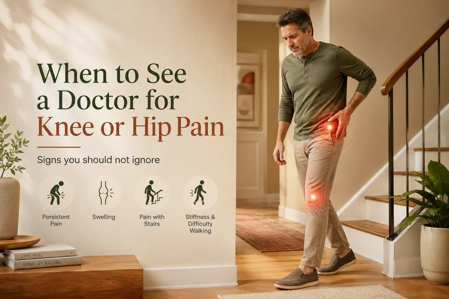 When to See a Doctor for Knee or Hip Pain